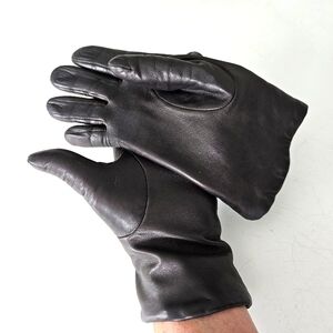 Leather Gloves, Women's Size S, Brown